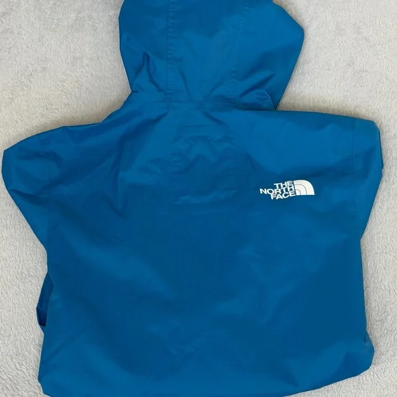 The North Face Blue and Gray Rain Jacket - Picture 2 of 4